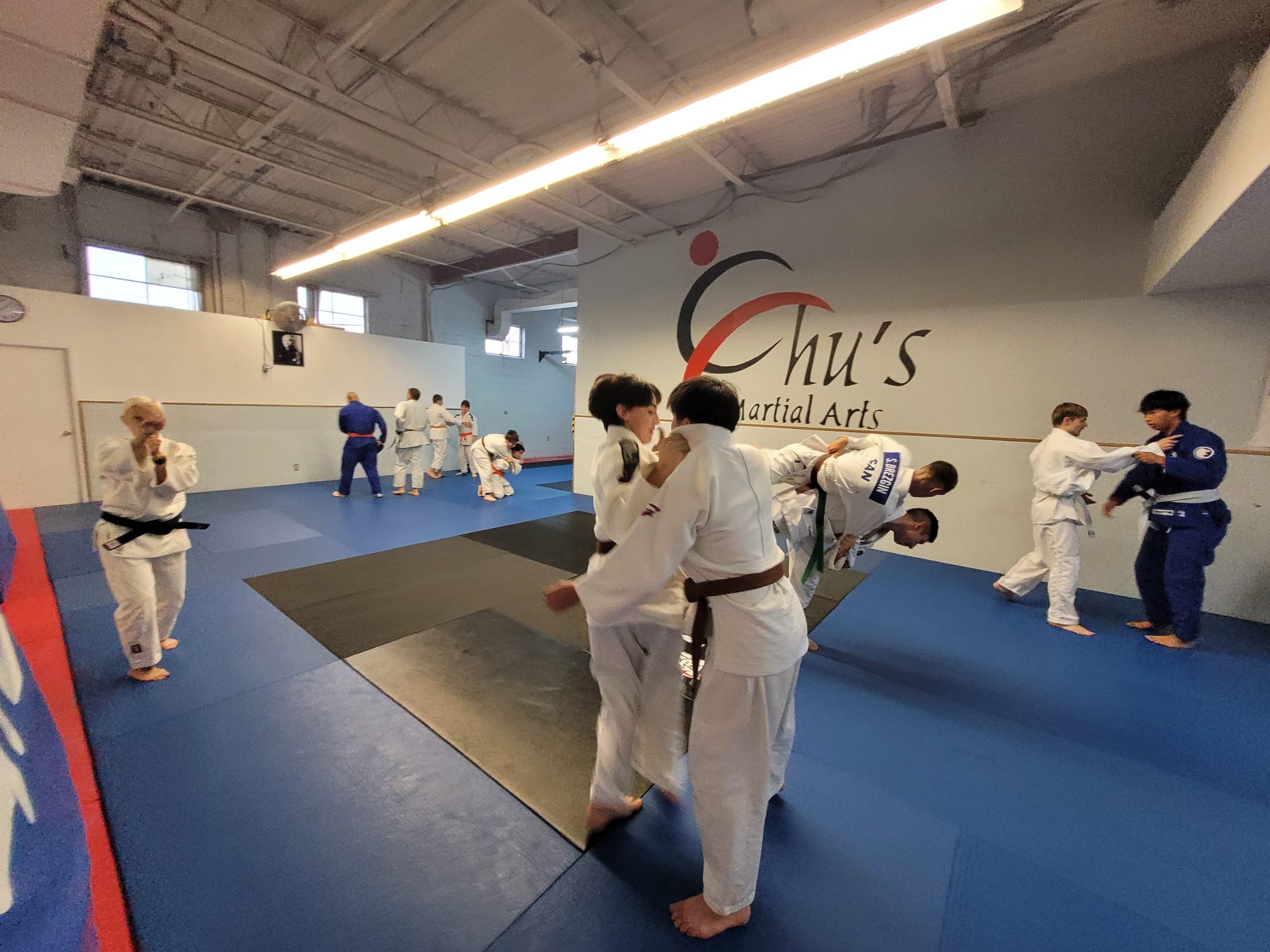 Kids judo class
