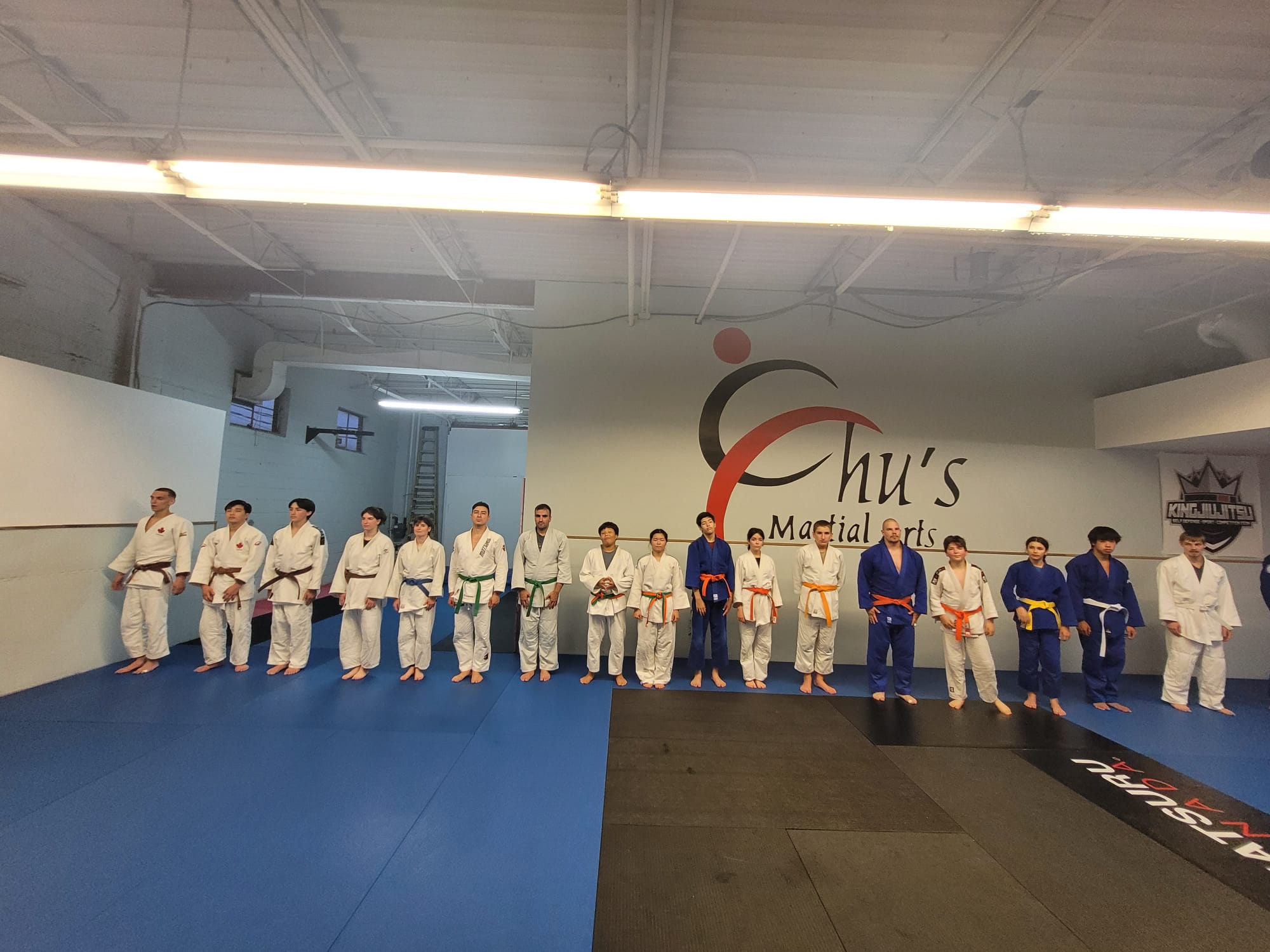 Adult judo training