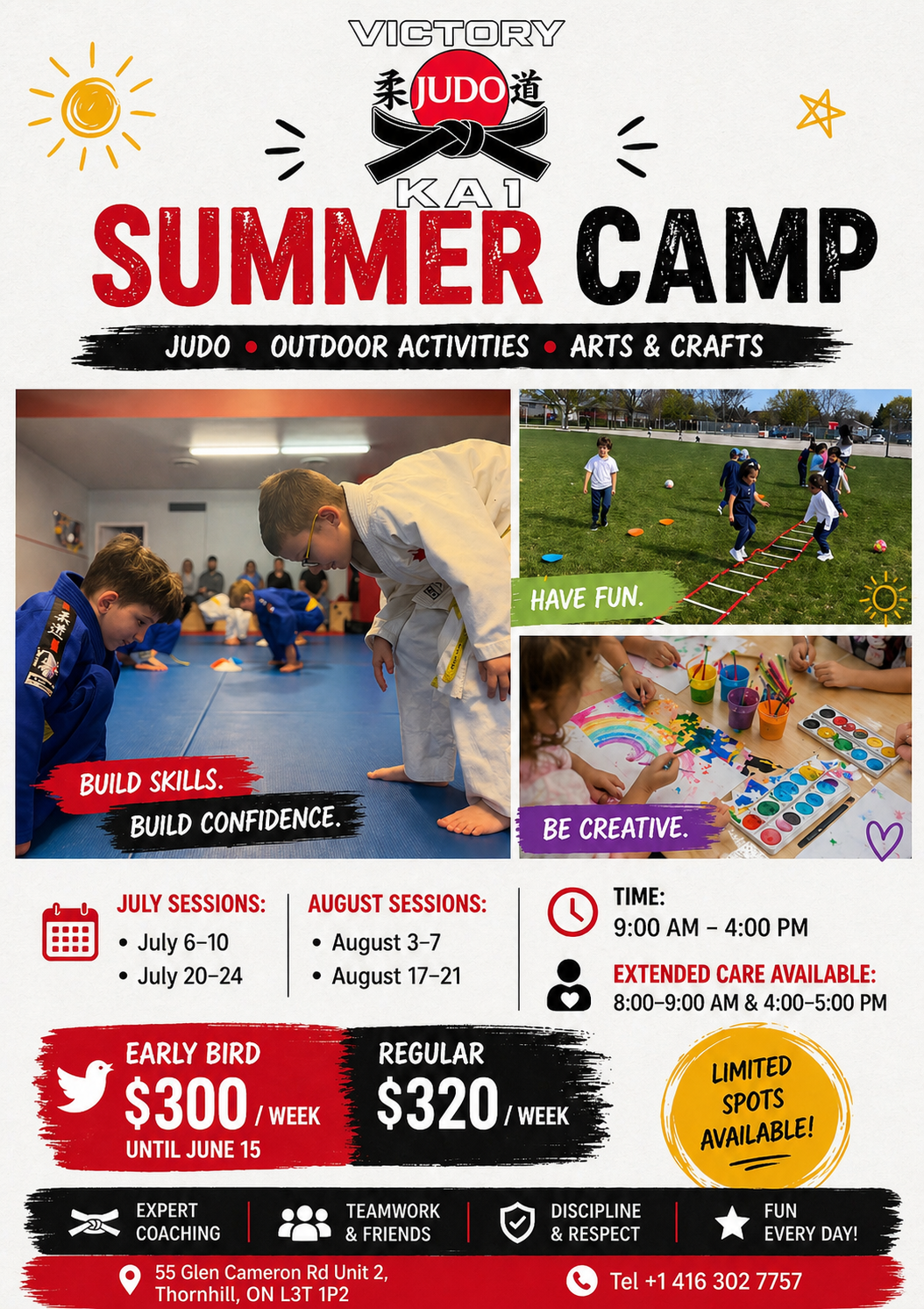 Judo Summer Camp Flyer